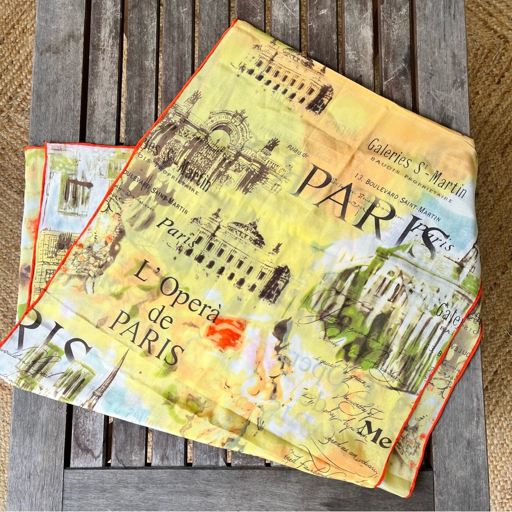 Estate Art-to-Wear Paris Opera France Scarf Wrap